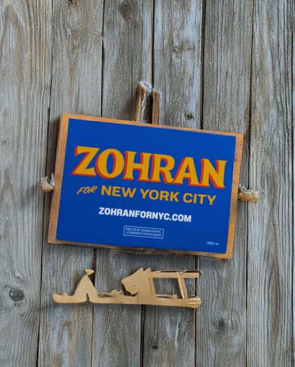 Zohran For New York City 2025 Yard Sign