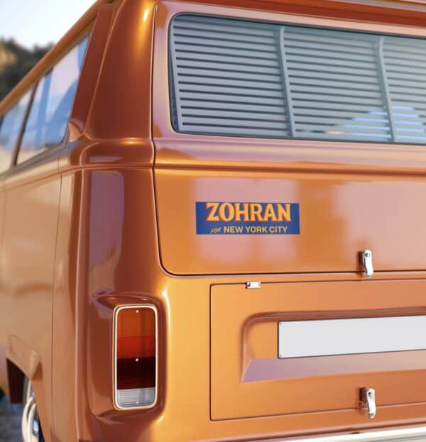 Zohran For New York City Bumper Sticker