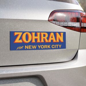 Zohran For New York City Car Magnet