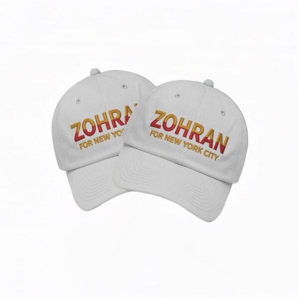 Zohran For New York City Embroidery Hat