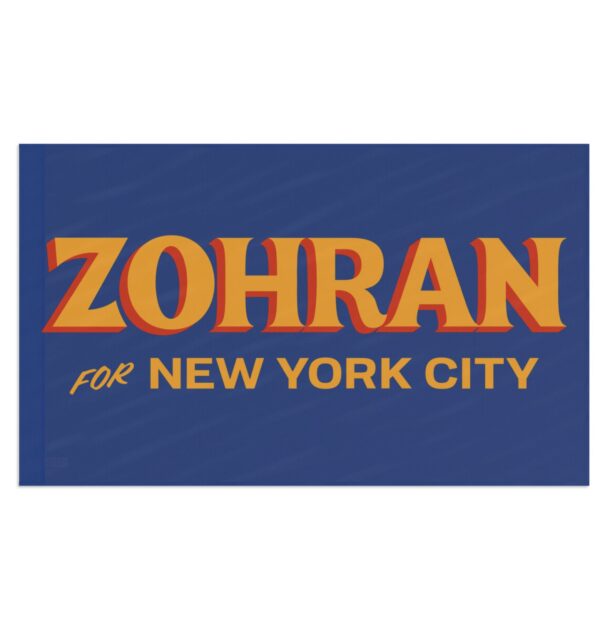 Zohran For New York City Flag