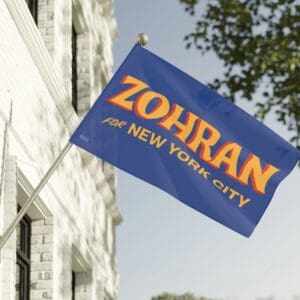 Zohran For New York City Flag