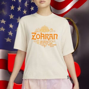Zohran For New York City Shirt – South Asian Floral Style Progressive Campaign Tee