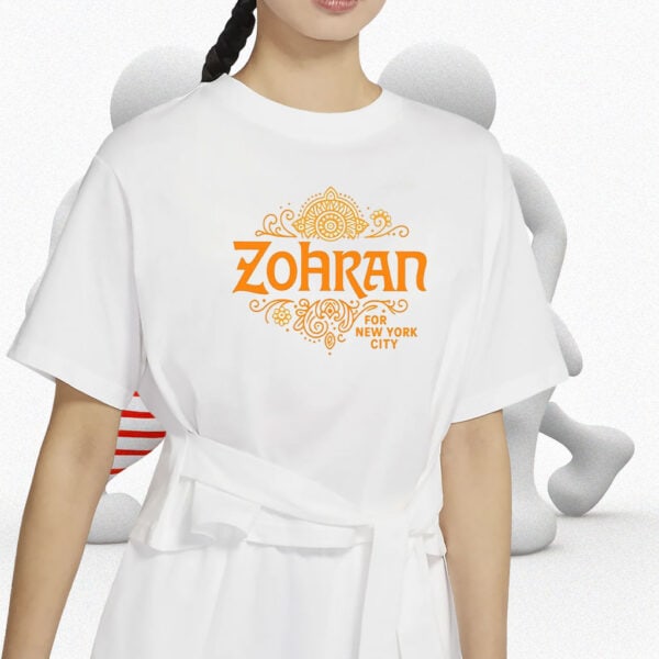 Zohran For New York City Shirt – South Asian Floral Style Progressive Campaign Tee