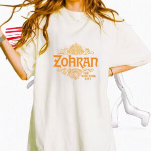 Zohran For New York City Shirt – South Asian Floral Style Progressive Campaign Tee