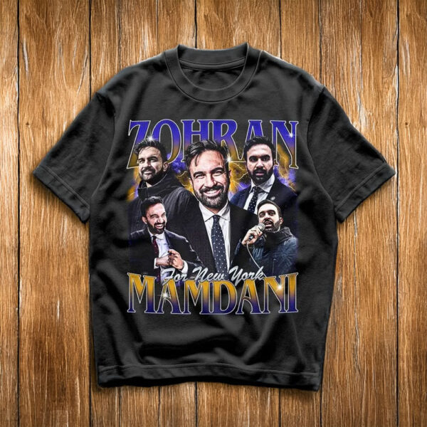 Zohran Mamdani 90s Bootleg Vintage T-Shirt