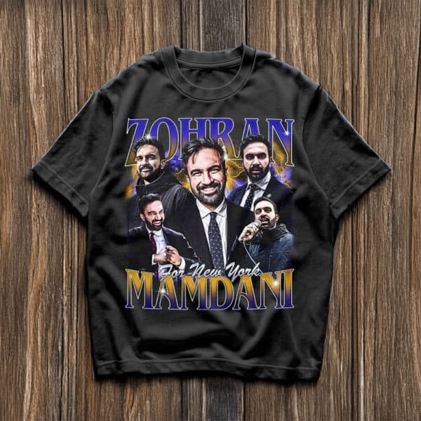 Zohran Mamdani 90s Bootleg Vintage T-Shirt