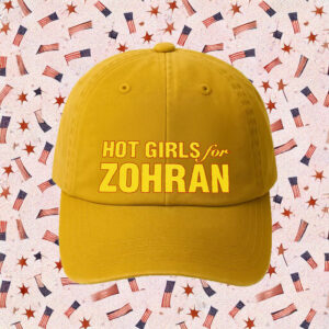Zohran Mamdani Campaign Cap - Vote Zohran NYC, Hot Girls for Zohran Embroidered Hat