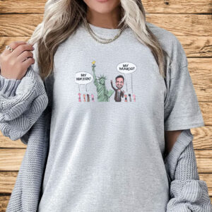 Zohran Mamdani Cartoon Shirt – My Mayor, My New York Tee, Vote Zohran 2025 Progressive Graphic T-Shirt