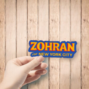 Zohran Mamdani NYC Mayor Sticker, Car Magnet
