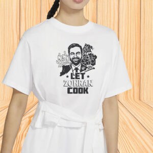 Zohran Mamdani NYC Mayor Tee, Graphic New York Shirt for Foodies & Progressives, Let Zohran Cook T-Shirt
