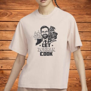 Zohran Mamdani NYC Mayor Tee, Graphic New York Shirt for Foodies & Progressives, Let Zohran Cook T-Shirt