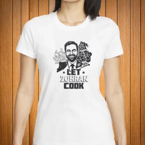 Zohran Mamdani NYC Mayor Tee, Graphic New York Shirt for Foodies & Progressives, Let Zohran Cook T-Shirt