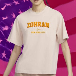 Zohran Mamdani Tee - Zohran for Mayor of New York - Vote Zohran Progressive Democrats DSA Shirt