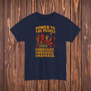 Zohran Mamdani Unisex Shirt – Power to the People Tee, Zohran for Mayor NYC Graphic T-Shirt