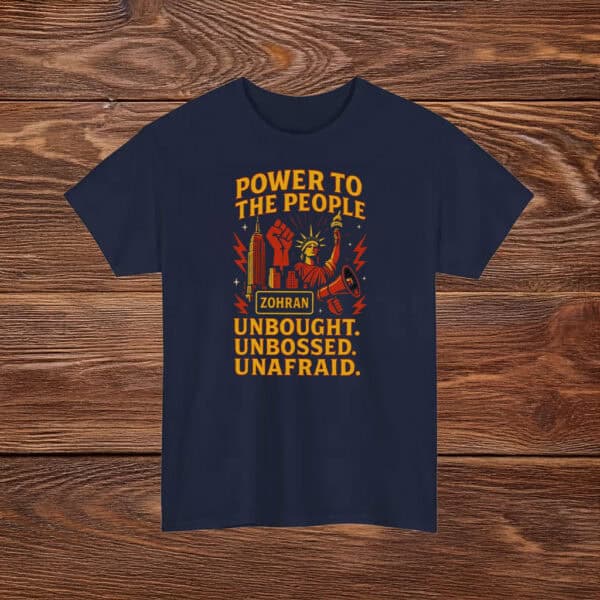 Zohran Mamdani Unisex Shirt – Power to the People Tee, Zohran for Mayor NYC Graphic T-Shirt