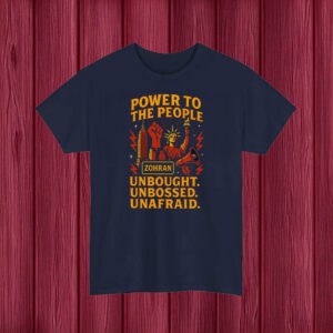 Zohran Mamdani Unisex Shirt – Power to the People Tee, Zohran for Mayor NYC Graphic T-Shirt