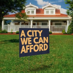 Zohran Mamdani for NYC Mayor 2025-A City We Can Afford Yard Sign