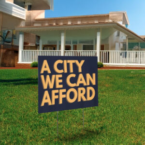 Zohran Mamdani for NYC Mayor 2025-A City We Can Afford Yard Sign
