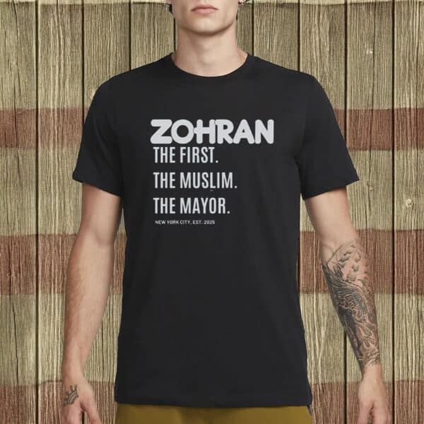 Zohran Mamdani for NYC Mayor 2025 T-Shirt – Vote Zohran Graphic Tee, Progressive Democrat Campaign Shirt