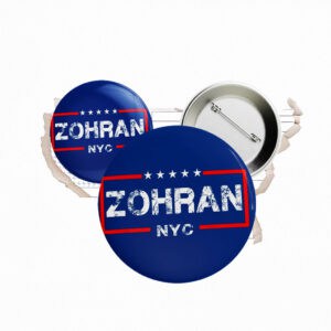 Zohran for Mayor Button – NYC Political Campaign Pin