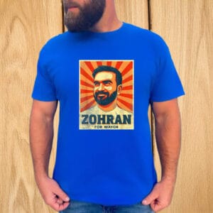 Zohran for Mayor Poster-Style T-Shirt