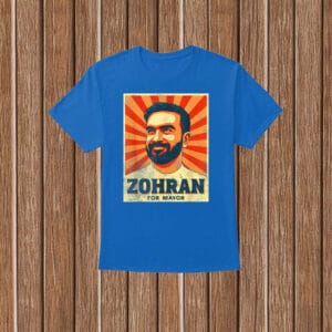 Zohran for Mayor Poster-Style T-Shirt