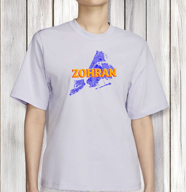 Zohran for Mayor T-Shirt – NYC Map Graphic Tee - Zohran Mamdani 2025 Shirt