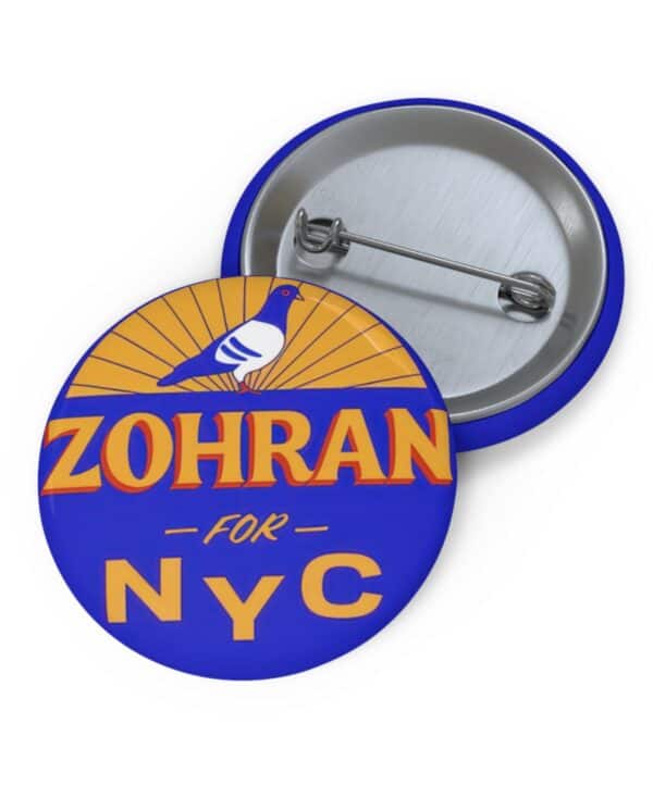 Zohran for NYC Pin Button