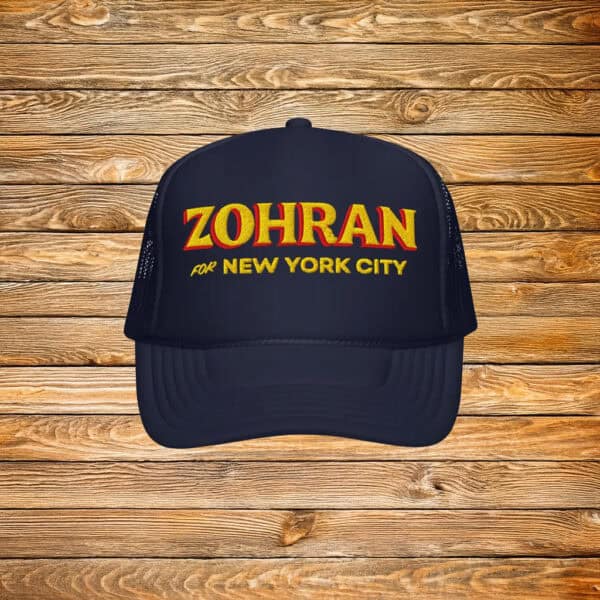 Zohran for New York City Campaign Cap - Vote Zohran, Zohran Mamdani Foam Trucker Hat