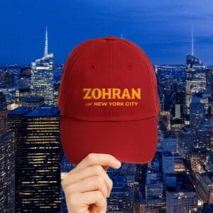 Zohran for New York City Cap – Mayor Mamdani 2025 Embroidered Hat