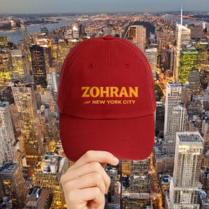 Zohran for New York City Cap – Mayor Mamdani 2025 Embroidered Hat