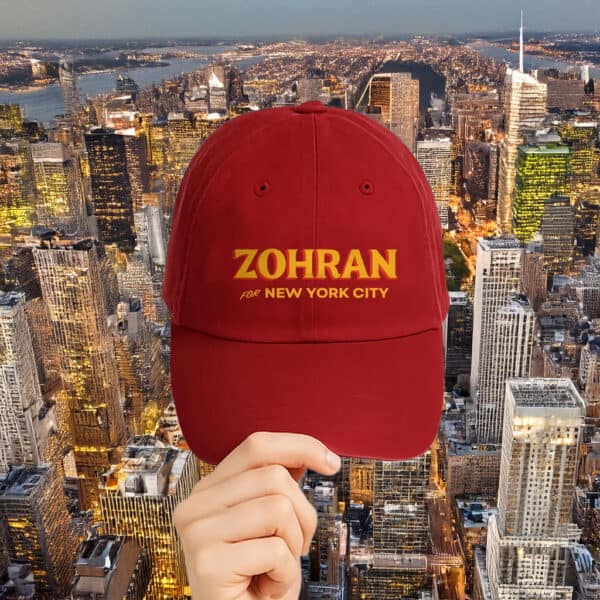 Zohran for New York City Cap – Mayor Mamdani 2025 Embroidered Hat