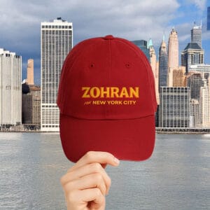 Zohran for New York City Cap – Mayor Mamdani 2025 Embroidered Hat