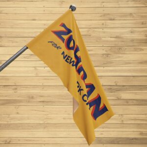 Zohran for New York City Gold Flag