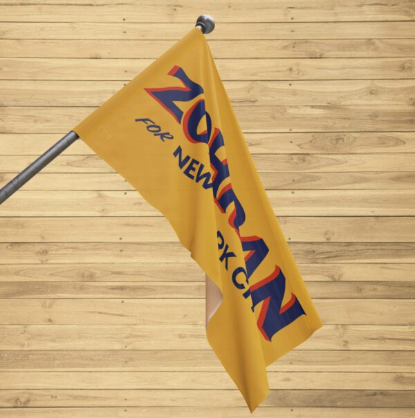 Zohran for New York City Gold Flag