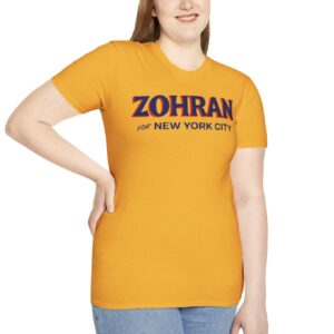 Zohran for New York City Gold T-Shirt
