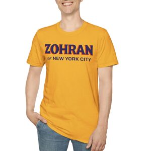 Zohran for New York City Gold T-Shirt