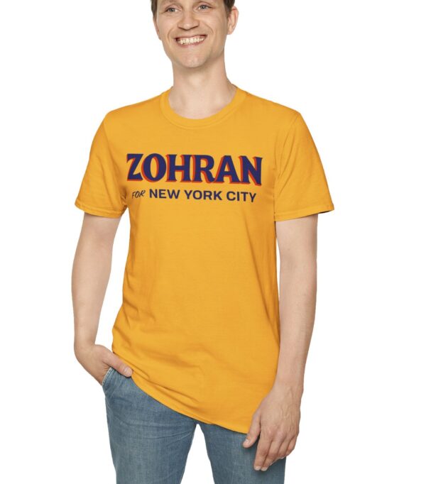Zohran for New York City Gold T-Shirt