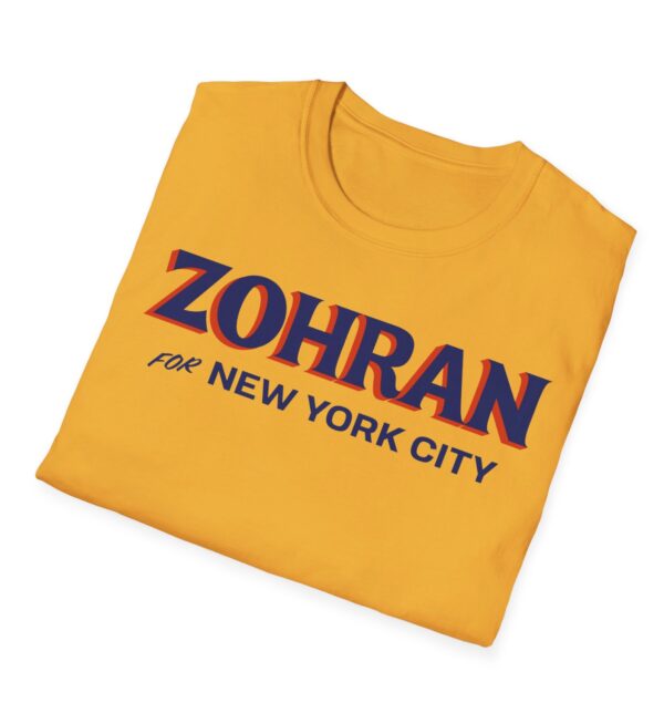 Zohran for New York City Gold T-Shirt