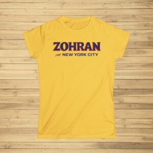 Zohran for New York City Gold Women's T-Shirt