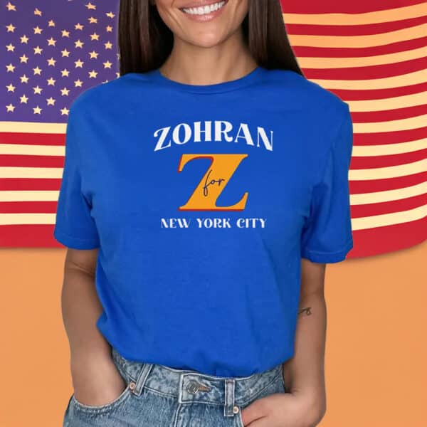 Zohran for New York City Mayor Tee, Vote & Rank Zohran 2025 Shirt