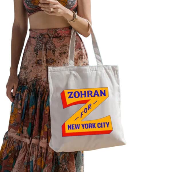 Zohran for New York City - Progressive Campaign Merch, Mayor Mamdani 2025 Tote Bag
