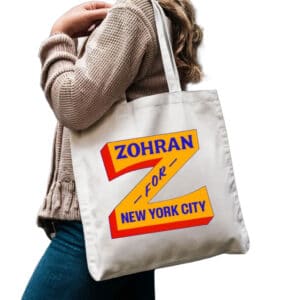 Zohran for New York City - Progressive Campaign Merch, Mayor Mamdani 2025 Tote Bag