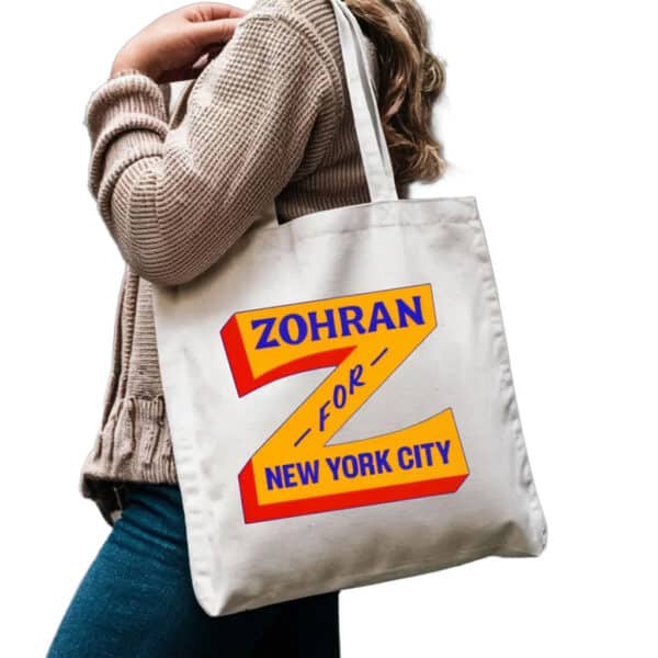 Zohran for New York City - Progressive Campaign Merch, Mayor Mamdani 2025 Tote Bag