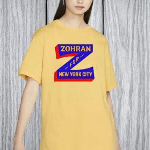 Zohran for New York City Shirt – Mayor Mamdani 2025 Tee, NYC’s First Muslim Mayor Shirt