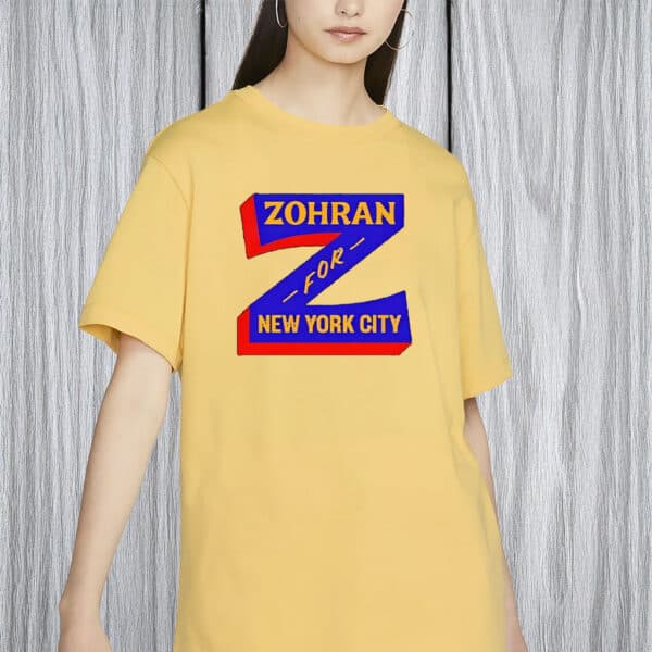 Zohran for New York City Shirt – Mayor Mamdani 2025 Tee, NYC’s First Muslim Mayor Shirt