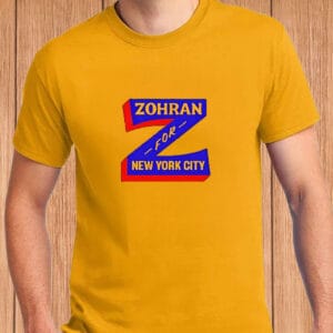 Zohran for New York City Shirt – Mayor Mamdani 2025 Tee, NYC’s First Muslim Mayor Shirt