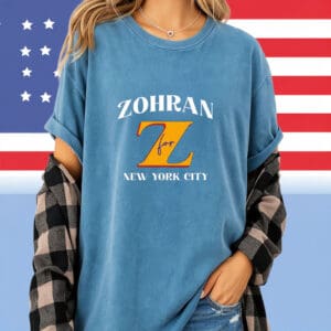 Zohran for New York City T-Shirt – Freeze Rent Tee, Rank Zohran 2025, NYC’s First Muslim Mayor Shirt