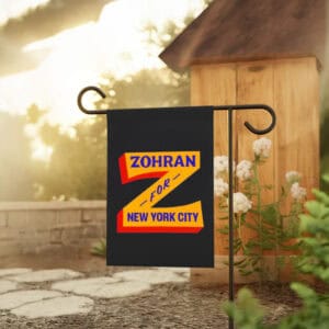 Zohran for New York City “Z” Campaign Banner, Mayor Mamdani 2025 Flag